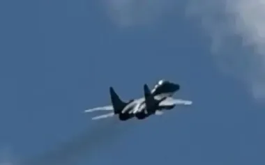 Ukrainian MiG-29 crew destroys occupiers’ location in Zaporizhzhia direction. VIDEO