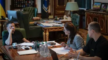 Zelensky meets with Svyrydenko, Fedorov to prepare renewed government's first steps