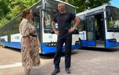 Гуманитарная помощь от Тампере: Киев получил пассажирские автобусы