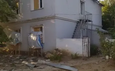 Ruscist strike medical facility in Bilozerka. PHOTOS