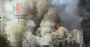 На Львовщине ТЦ сгорел дотла после попадания молнии в крышу с солнечными панелями