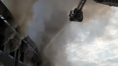 Private houses, civilian infrastructure damaged in Vinnytsia region night attack, all fires extinguished