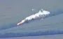 Missile from Russian Buk air defence system "jumps" through forest after being hit by Ukrainian drone. VIDEO