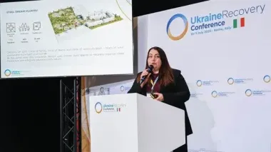 Метінвест Ахметова представив у Римі «Сталеву мрію» — унікальні проєкти відбудови понівечених війною українських міст
