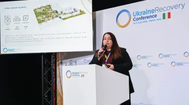 Metinvest presents projects of Steel Dream initiative for reconstruction of 4 Ukrainian cities at URC