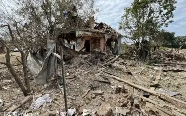 Russians launch missile strike on Shostka community in Sumy region: private houses damaged