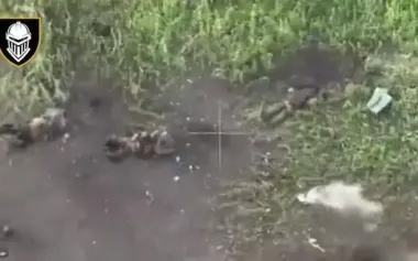 Our defenders struck enemy infantry with combined mortar and drone attack. VIDEO