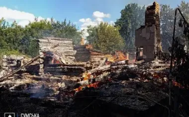 Enemy has once again struck Seredyno-Budska community in Sumy region, - RMA. PHOTOS