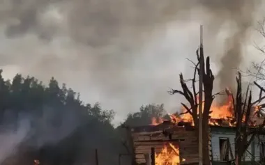 In morning, enemy launched massive strike on Shostka district of Sumy region. PHOTO