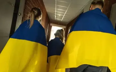 Group of children rescued from Russian-occupied territories