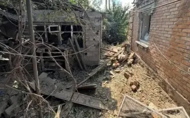 Enemy attacked four districts of Dnipropetrovsk region: two people killed, 13 wounded, houses, school, gas pipeline and power line damaged. PHOTOS