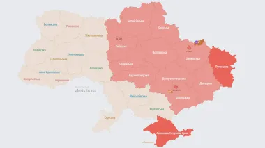 В Україні оголосили масштабну тривогу через загрозу балістики