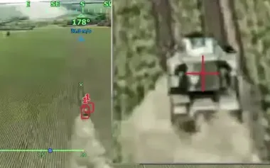 14th USF Regiment drone destroys enemy Tor SAM system. VIDEO