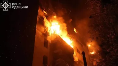 Спасатели показали последствия атаки вражеских дронов на Одессу