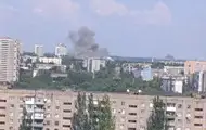 Соцсети сообщили о "прилёте" в центре Донецка