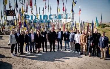 Sybiha and more than 80 ambassadors visited Zaporizhzhia on eve of ambassadors’ meeting. PHOTOS