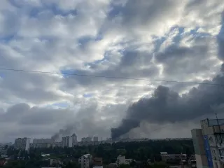 ВС РФ атаковали Киев ракетами и дронами: один человек погиб, столица в дыму (фото, видео)