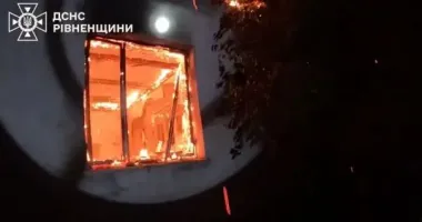 В Ровенской области пожар унес жизнь мужчины
