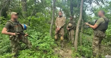 На Курщині прикордонники взяли в полон російського морпіха