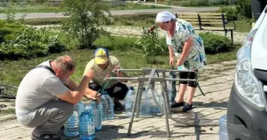 Допомога міжнародних партнерів: мешканців Харківщини забезпечили якісною питною водою