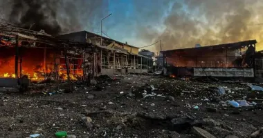 Ворог вдарив по ринку на Харківщині: постраждала жінка