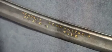 У Києві показали унікальну шаблю XVIII століття, що розповідає історію державотворення