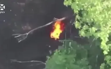Border guards destroyed dugouts, BMP-1, enemy drones, mortar position, antenna, and UAV control point. VIDEO