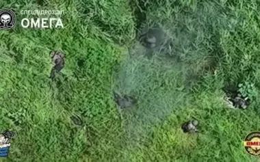 Our special operations soldiers eliminated five Russian invaders with single munition. VIDEO