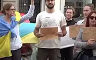 У Брюсселі українці виявили солідарність із протестами в Україні