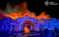 Атака дронів: в Одесі палає ринок Привоз