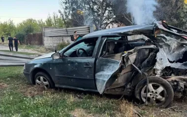 Ночной обстрел Черкасс: в полиции показали фото последствий удара