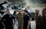 Президент відвідав тренувальну базу Нацгвардії