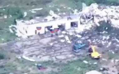 5th SAB fighters destroy enemy infantry in cover and camouflaged motorcycles in Kramatorsk direction. VIDEO