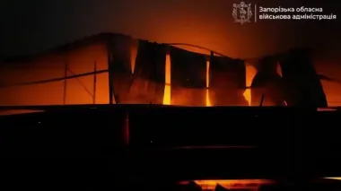 У Запорізькому районі спалахнули пожежі через атаку російських дронів