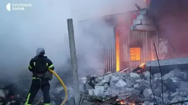 Ворог атакував Зміїв на Харківщині ракетою і 10 БпЛА: є постраждалі