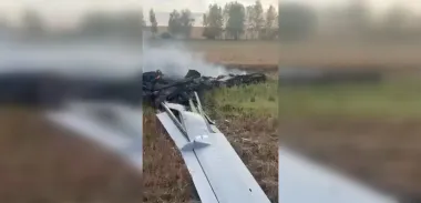 СБУ показала первое зафиксированное уничтожение разведывательно дрона "Орион" РФ FPV-дроном (видео)