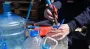 "Improvement" from Russia. Donetsk residents have been standing in lines for water since night — video