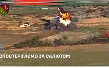 Defence forces repelled mechanised assault, destroying tank, infantry fighting vehicle and 38 occupiers in Zaporizhzhia region. VIDEO