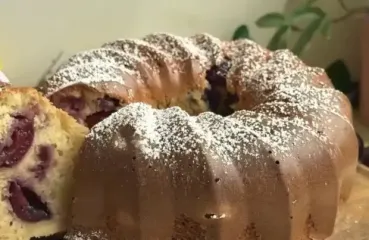 Кекс с черешней как у бабушки: настоящий вкус детства, рецепт