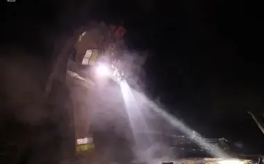 Russian troops attacked Mykolaiv region with drones: agricultural enterprise was on fire. PHOTOS