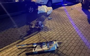 Belarus claims to have shot down drone over Minsk. PHOTO
