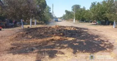 Жителька Одещини може сісти на 10 років за те, що підпалила солому односельця