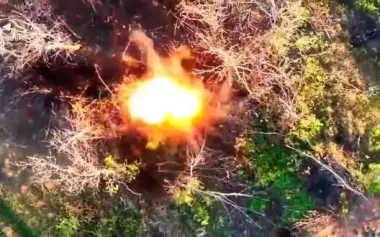 Defense forces destroy enemy UAV command post, strike infantry, drones, truck, and armored vehicles. VIDEO
