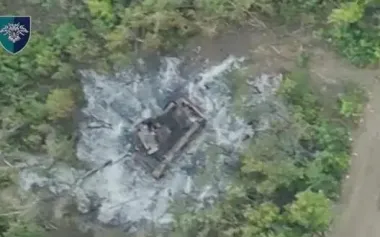 Marines destroyed Russian tank with two shots, taking into account wind strength and firing ammunition from considerable distance. VIDEO