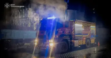 В Тернопольской области загорелась зерносушилка