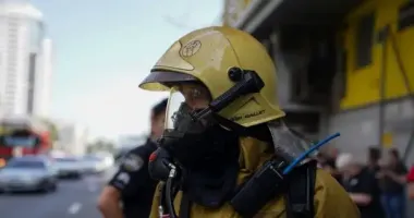 В столице произошел пожар в ТРЦ