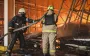 Масштабный пожар и погибший: оккупанты ударили по предприятию под Харьковом (фото)