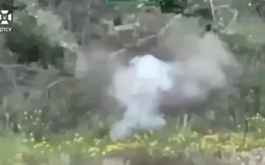 Defence forces hit tank, mortar, seven vehicles, four dugouts, three communication towers, and three Russian shelters in Sumy region. VIDEO