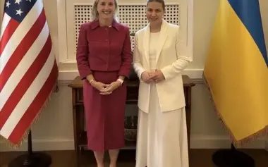 Davis and Stefanyishyna held meeting: they discussed ways to deepen American-Ukrainian partnership. PHOTO