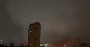 Атака на Киев: в столице пожары и взрывы